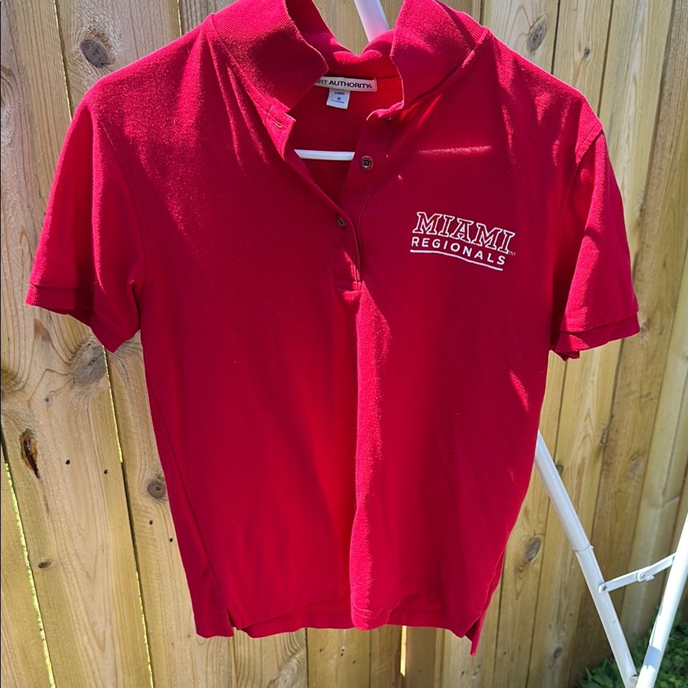 Miami University Polo in Vibrant Red